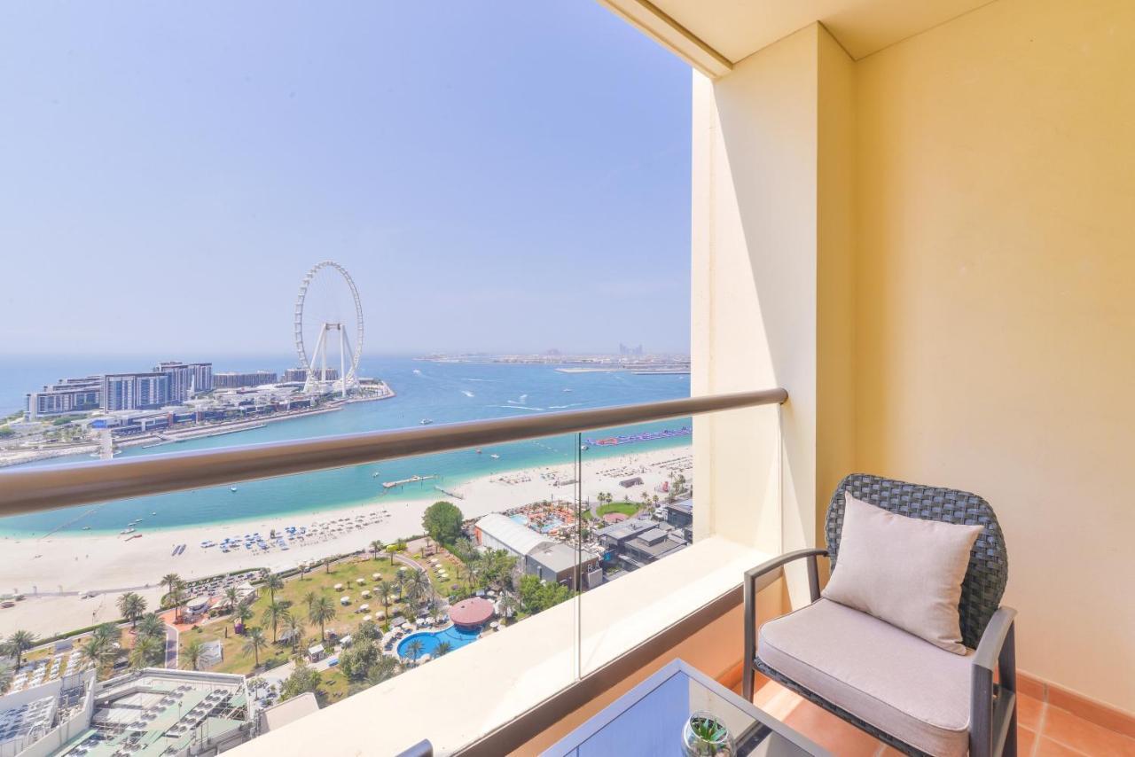 Luxury Jbr - Full Sea View - Free 5* Beach Resorts Access Dubai Buitenkant foto