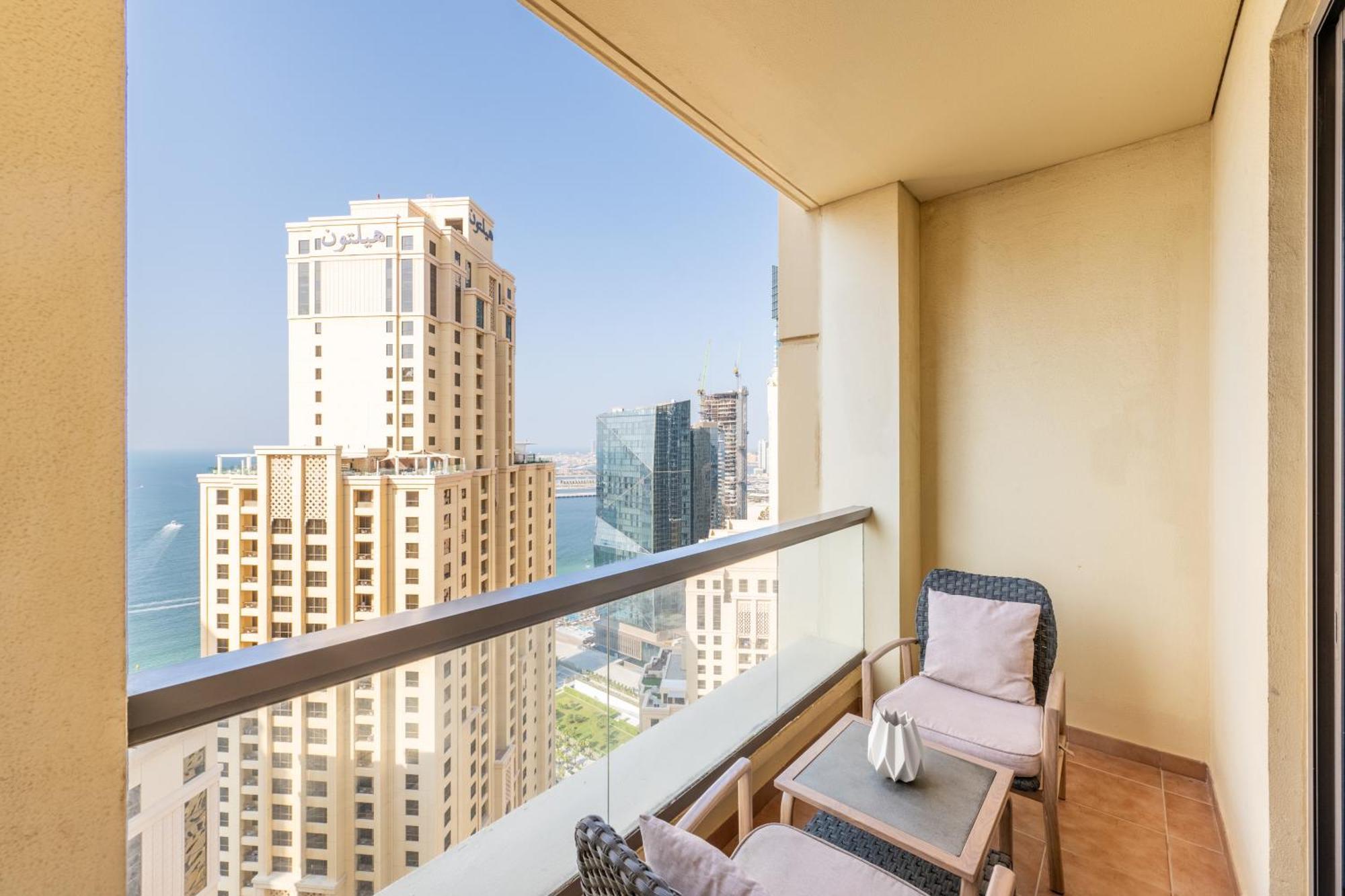 Luxury Jbr - Full Sea View - Free 5* Beach Resorts Access Dubai Buitenkant foto