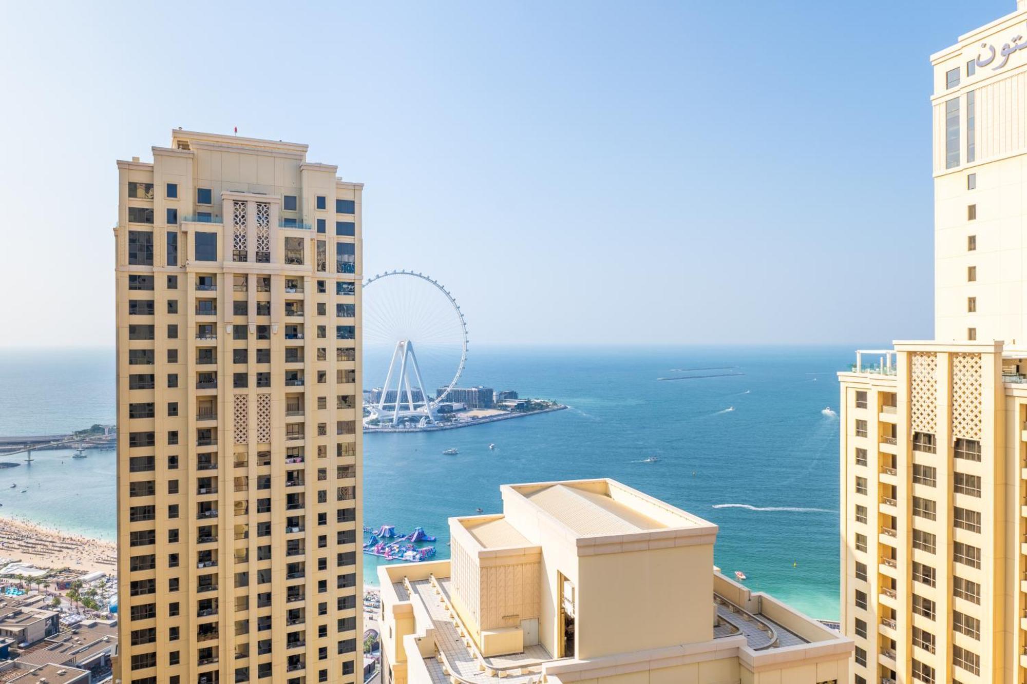 Luxury Jbr - Full Sea View - Free 5* Beach Resorts Access Dubai Buitenkant foto