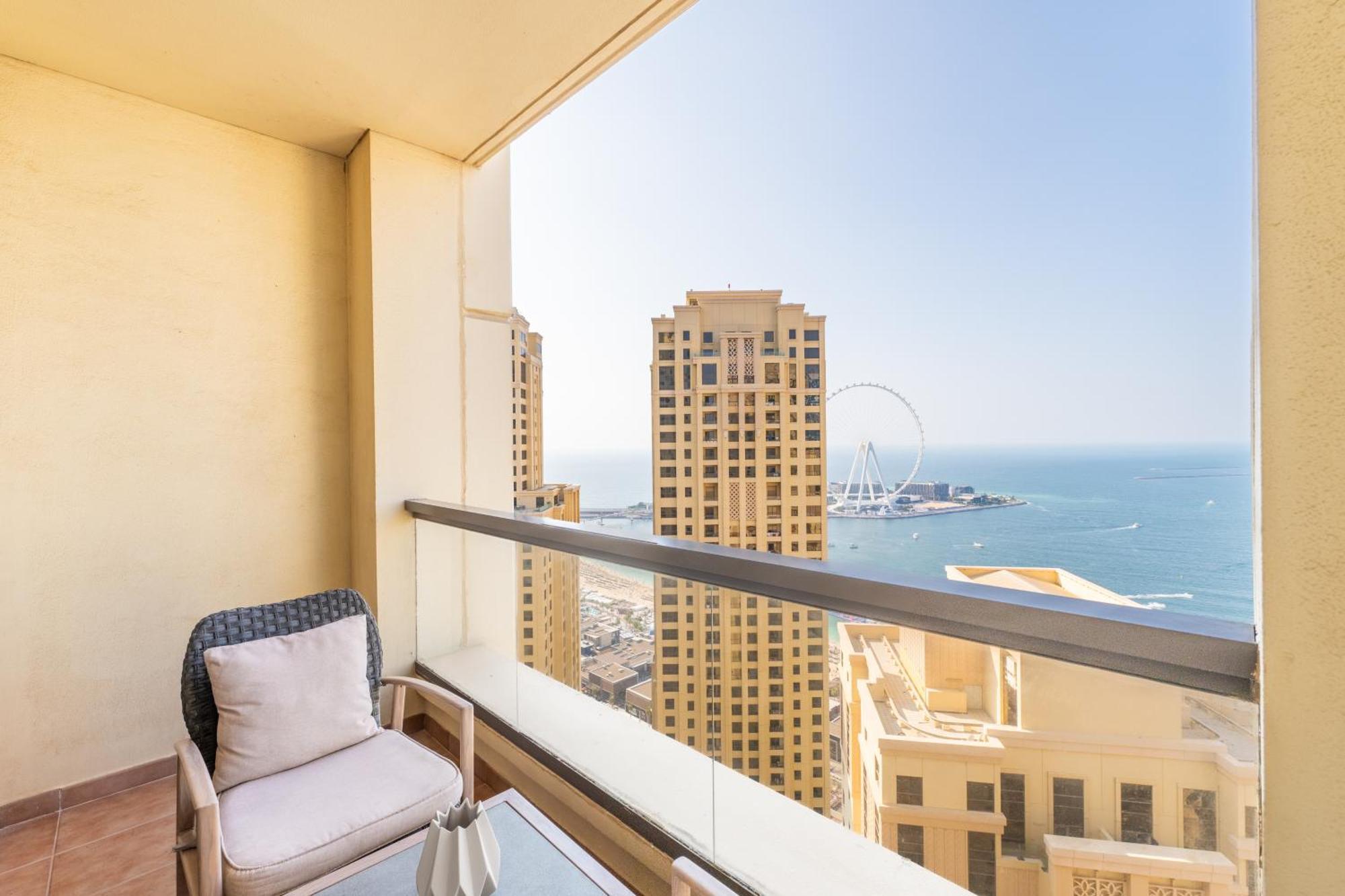 Luxury Jbr - Full Sea View - Free 5* Beach Resorts Access Dubai Buitenkant foto